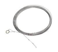 Riuulity Corde de Mesure en Fil D'Acier Robuste avec échelle pour la Construction de Puits, Corde en Acier Permettant D'économiser du Travail pour les Mesures Techniques (30m/98.4ft)