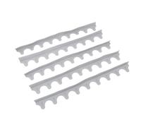 Riuulity Couvercles D'écart de Cuisinière en Silicone, 5 Pièces, Remplisseurs D'espace de Cuisine Découpables pour Comptoirs, Antidérapants et Faciles à Nettoyer, Parfaits pour un Usage Domestique