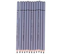 Riuulity Crayons à Charbon de Bois pour Dessin, Crayons à Croquis Doux et