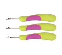 Riuulity Découseurs de Couture 3 Pièces, Poignée Ergonomique en Acier Inoxydable à Haute netteté pour les Amateurs de Textile et de Couture