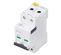 Riuulity Disjoncteur Miniature 2P 10A, Sectionneur Différentiel Résiduel | Pouvoir de coupure élevé, nylon PA66, protège des surcharges, adapté à un usage résidentiel