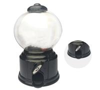 Riuulity Distributeur de Bonbons de Banque de Machine de Gumball d'enfants avec L'économie de Pièce de Monnaie de Jouet de Vente Remplaçable, pour Le Cadeau de Fête d'anniversaire d'enfants (Black)