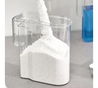 Riuulity Distributeur de Lessive, Grand Récipient de Rangement en Plastique avec Couvercle pour Lessive Liquide et Adoucissant en Poudre, Idéal pour la buanderie.