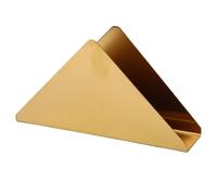 Riuulity Distributeur de Serviettes Vertical, Porte-serviettes Durable en Acier Inoxydable pour Salle à Manger et Restaurant (Triangulaire Doré)