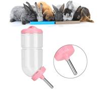 Riuulity Distributeurs D'approvisionnement en Eau des Petits Animaux sans Fuites sans Fuites, Bouteilles de Boisson de Lapin avec la Loupe à la Notation d'eau pour Les Souris de Lapin de Hamster,