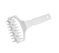 Riuulity Docker à Pâte, 20,5 X 12 X 6,5 Cm, Outil de Cuisson à Rouleau à Pâtisserie Dense avec Poignée Ergonomique pour Pâtisserie, Pizza, Tartes, Biscuits, évite les Ampoules