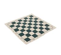 Riuulity Échiquier Classique en PVC Résistant aux Déchirures Échiquier Standard pour la Pensée Critique et la Résolution de Problèmes 34,5 X 34,5 Cm pour Les Enfants et Les Parents (Couleur