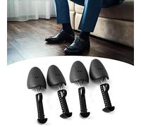 Riuulity Embauchoir à Chaussures Réglable de 25 à 32 Cm, Ensemble de 4 Arbres à Chaussures en Plastique et Fer Noir, Minimise les étirements, Idéal pour Ranger les, Largement Applicable à les