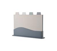 Riuulity Ensemble de 4 Planches à Découper Antidérapantes, Code Couleur, pour la Cuisine, la Préparation des Aliments et les Dortoirs, Plastique PP, 30 X 23,5 Cm, Lavable au Lave-vaisselle (#2)