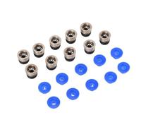 Riuulity Ensemble de Connecteurs de Valve Pneumatique pour Extrudeuse, Accessoires D'imprimante 3D PTFE Légers et Durables, Opération Simple, 10 Unités Incluses