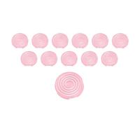 Riuulity Ensemble de Couvercles de Boutons D', Design givré Durable pour Commutateurs Sallybox Glorious, Couvercle de Bouton Poussoir de Remplacement de 20.2mm 25.3mm (PINK)
