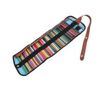 Riuulity Ensemble de Crayons de Couleur Solubles dans L'eau de qualité Artiste avec 50 Couleurs, Noyaux Doux Résistants à la Casse et Pinceaux Aquarelle, Cadeau de Vacances Parfait pour les Enfants,