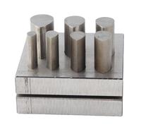 Riuulity Ensemble de Matrices de Formage de Fabrication de Bijoux Professionnels, Coupe-disque de Poinçon Durable pour Feuilles de Styrène, Poinçons en Cuir, Modèle de Construction Navale, Matériau