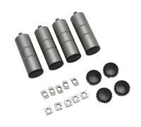 Riuulity Ensemble de Rehausseurs de Graveur, Colonne de Support Antidérapante en Alliage D'aluminium, Coussinet de Pied surélevé Robuste de 50 Mm pour Machine à Graver, Compatible avec la Plupart des
