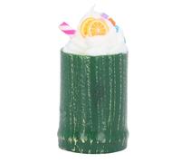 Riuulity Ensemble de Tasses à thé au Lait Miniatures pour Maison de Poupée, Tasse de Crème Glacée de Simulation Exquise pour Maison de Poupée 1/12, Idéal pour la Famille et Les Amis, Matière