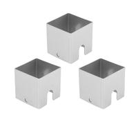Riuulity Entretoise de Plaque de Feu de Barbecue en Acier Inoxydable, Entretoises de Plaque Chauffante de Gril, Distance de 5 Cm, Type Universel pour Barbecue au Charbon de Bois,
