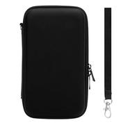 Riuulity Étui de Transport Compact pour Nouveau 2DS XL, étui de Voyage à Coque Rigide avec 8 Emplacements pour Cartouches de Jeu, Pochette pour Console pour 2DS LL, Nouveau 3DS (Black)