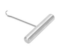 Riuulity Extracteur D'assistance de Corde de Raquette en Acier Inoxydable pour Raquettes de Tennis, de Badminton, de Squash, Parfait pour Un Cordage Précis Cm 1 Pièce