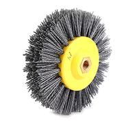 Riuulity Fil de Tirage Brosse de Roue avec Haute durabilité (120#) | Polissage efficace, longue durée, Idéal pour le nettoyage des parquets, Ponçage des surfaces concaves et convexes