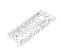 Riuulity Filet de Vis D'écrou-dispositifs de Mesure Compacts et Outil de Mesure Robuste pour L'atelier - Entrée Plastique (WHITE)