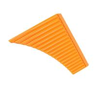 Riuulity Flûte de Pan Instrument n C pour L'enseignement, ABS de Haute qualité avec Sac Fourre-tout pour Adultes et Débutants, 16 Tuyaux Taille 26 X 23 X 3 Cm (ORANGE)