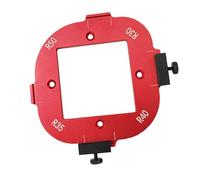 Riuulity Gabarit de Rayon D'angle Rond 4 en 1 pour le Travail du Bois, Outil de Positionnement en Alliage D'aluminium Durable pour les Amateurs de Menuiserie