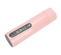 Riuulity Gourde Intelligente, Affichage de Température, Rappel Minuteur, Lueur Horaire, Bouteille Isotherme Sous Vide 304, 420ML, IPX7, Batterie 1100mAh, pour Hydratation santé (PINK)