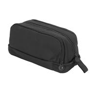 Riuulity Grand Boîtier à Crayon, Grand Sac à Crayons Jumbo Pouche Crayon Double Ouverture Ouverture Premium Canvas Multipurpose Stationery Holder for School Office Library (Black)