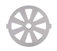 Riuulity Hachoir à Viande en Alliage, Plaque de Hachoir, Couteau à Disque, Trou de 7mm pour un Hachage Rapide de la Viande, 2.1x2.2x0.2 Pouces