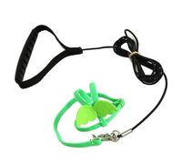 Riuulity Harnais pour Perroquets et Oiseaux, Laisse Anti-Fuite, Corde de Traction pour Oiseaux Volants pour Konura, 2 M, Réglable, en Coton, Idéal pour Les Perruches Calopsittes, Les Fêtes en Plein