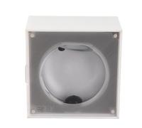 Riuulity Haut-Parleur Sonore Ferrofluide, Ornement Musical au Design Saisissant pour Une Atmosphère Dynamique, Haut-Parleur de Basse intégré, Câble USB (White)