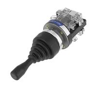 Riuulity HKA1-41Z02 Commutateur de Joystick momentané à 2 Positions, Interrupteur de Retour avec Couvercle en Caoutchouc, Idéal pour la de L'alimentation
