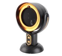 Riuulity Hotte de Bureau Silencieuse Technologie à Ions Négatifs 2 Vitesses Filtre de Refroidissement Amovible Boîte de Récupération D'huile Barbecue Intérieur avec Barbecue Intérieur (GOLD)