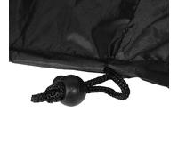 Riuulity Housse de Terrasse Imperméable Ultra Légère, Sac de Rangement Pliable en Tissu Oxford pour un Rangement Facile, avec Corde Pliante élastique pour une étanchéité Réglable, (BLACK)