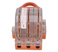 Riuulity Interrupteur de Déconnexion de sécurité à Couteau à 3 Pôles, Indicateur LED, Haute Transparence, Sûr et Durable, pour Interrupteurs D'alimentation