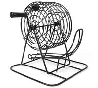 Riuulity Jeu de Bingo Traditionnel, Ensemble de Boules Porte-Bonheur pour Divertissement Familial, Matériau en Fer et Plastique, Couleur comme sur l'image