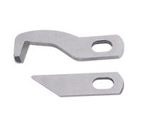 Riuulity Jeu de Lames Inférieures Supérieures pour Machine à Coudre en Acier au Carbone, pour Surjeteuse S0230 S14 78 MILLEPUNTI MLD42 avec Couteau Surjeteuse