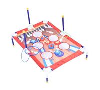 Riuulity Jeu de Lancer de Sacs de Haricots Portables, Jouet D'interaction Parent-Enfant Sûr, Idéal pour Une Utilisation en Intérieur et en Extérieur (N°7888-1)