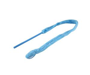 Riuulity Jouet Interactif pour Chat et Chaton, en Forme de Serpent, pour Promouvoir L'affection du Propriétaire du Chat (Blue)
