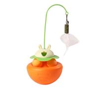 Riuulity Jouet Oscillant pour Chat, Baguette de Distribution de (Orange)
