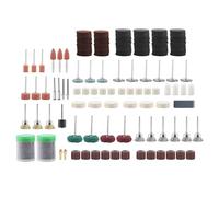 Riuulity Kit D'accessoires de Roue D'outil Rotatif Durable de 347 Pièces pour le Travail de Détail dans des Matériaux Durs et Délicats pour le Nettoyage et le Polissage des Surfaces Métalliques