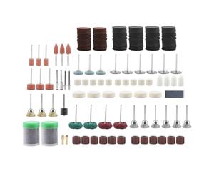 Riuulity Kit D'accessoires de Roue D'outil Rotatif Durable de 347 Pièces pour le Travail de Détail dans des Matériaux Durs et Délicats pour le Nettoyage et le Polissage des Surfaces Métalliques