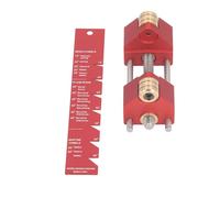 Riuulity Kit de Gabarit D'affûtage Support en Alliage D'aluminium avec Jauge D'angle pour Ciseaux et Rabots à Bois, Plage D'angle de 15° à 45° pour Charpentiers Professionnels