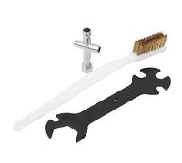 Riuulity Kit de Nettoyage pour Imprimante 3D, Mini Douille Croisée, pour | Brosse de nettoyage de buse, multifonction, utilisation portable, facile à ranger