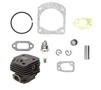Riuulity Kit de Piston de Cylindre de Tronçonneuse pour 266 266SE 162 - Pièces de Rechange en Alliage de Zinc de Haute dureté avec Un Savoir-Faire Professionnel
