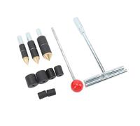 Riuulity Kit de Réparation de Goupille D'arrêt D'eau Thermofusible en Acier Inoxydable, pour Outils de Plomberie, Aiguille de Goupille Portable pour L'entretien Extérieur