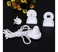 Riuulity Kit de Réparation de Store Enrouleur, Chaîne à Perles de 25 Mm de Long, Ensemble Complet pour la sécurité des Enfants et une Installation Facile à la Maison ABS + Alliage D'aluminium