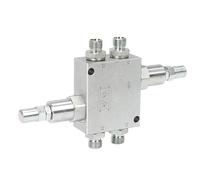 Riuulity Kit de Valve de Coussin pour Mini Pelle, Conception Robuste et Durable pour un Contrôle Fluide, Tuyau Hydraulique de 1/4 Pouces fileté M14x1,5