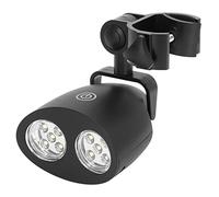 Riuulity Lampe de Gril Haute luminosité avec 10 Lumières LED, Lampe de Barbecue Résistante à la Température pour Gril électrique au Charbon de Bois, Conception à Interrupteur Tactile, de Camping