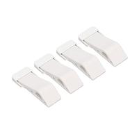 Riuulity L'élimination du Bruit de L'arrêt Turc pour le Ministère de L'Intérieur Empêche la Collision [4pcs] TPR 12,5 Cm (WHITE)